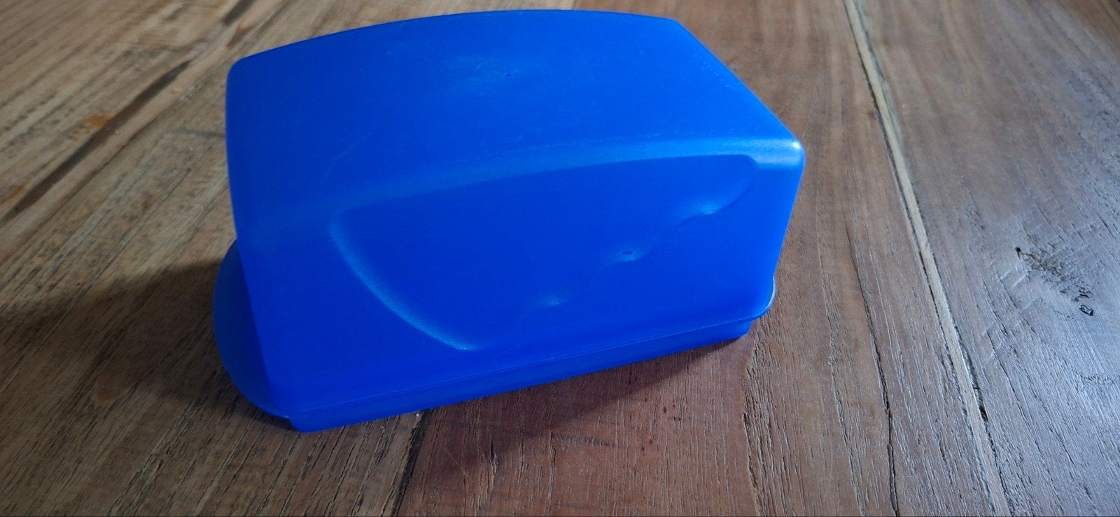 Botervloot tupperware, Huis en Inrichting, Keuken | Tupperware, Ophalen of Verzenden, Blauw, Overige typen
