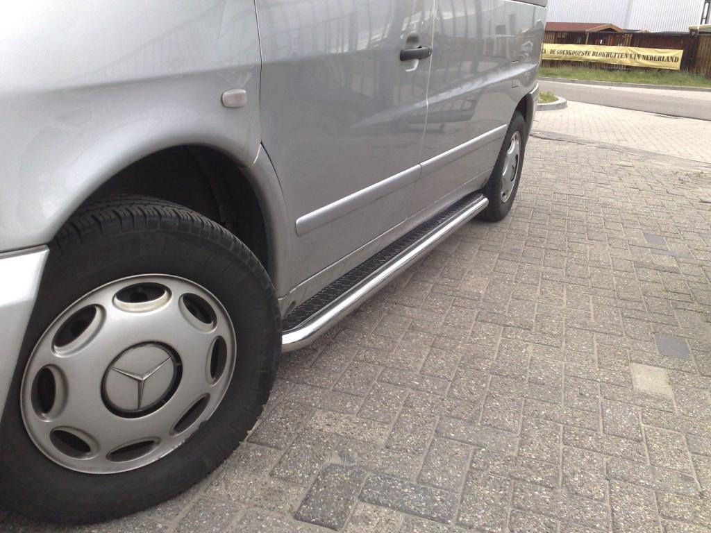 #AANBIEDING Sidebars met Alum.plaat Mercedes V230 W638, Niet ingevuld, Niet ingevuld, Niet ingevuld