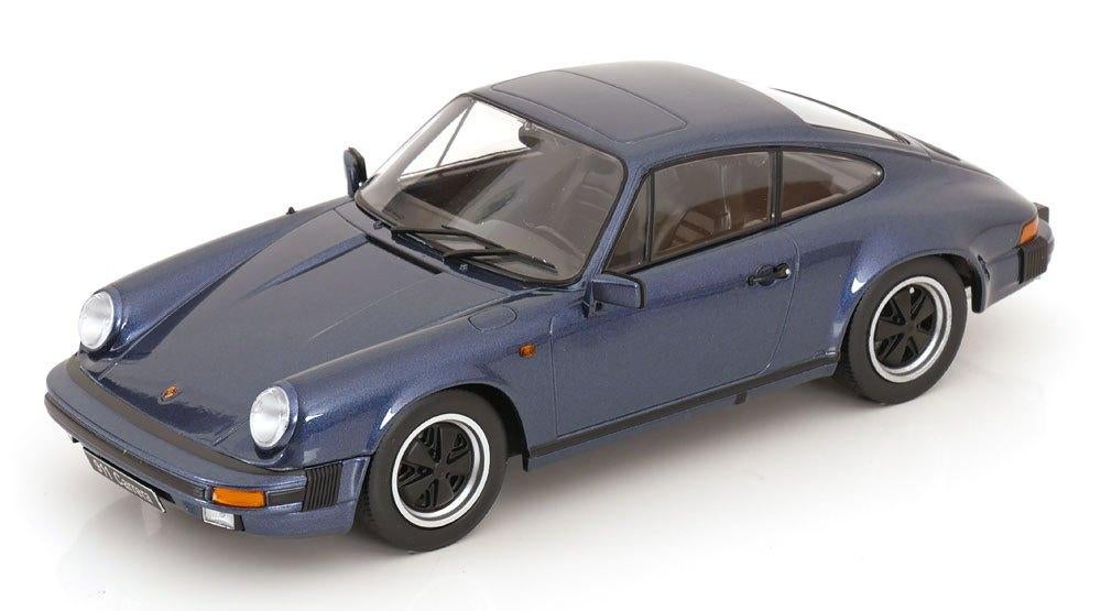 Porsche 911 Carrera Coupe 1983 Donkerblauw Metallic 1-18 KK-, Overige merken, Tschuiten@hotmail.com, Duitsland, Auto