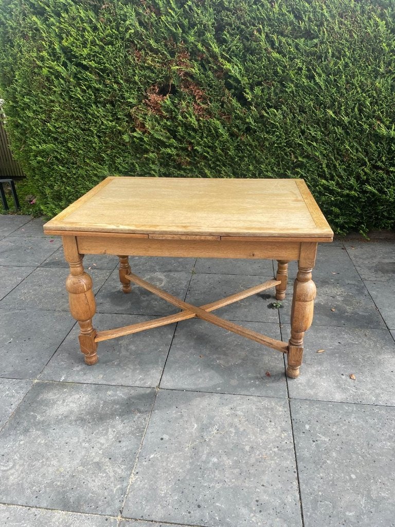 antiek uitschuiftafel, Huis en Inrichting, Ophalen, Gebruikt, 200 cm of meer, 50 tot 100 cm