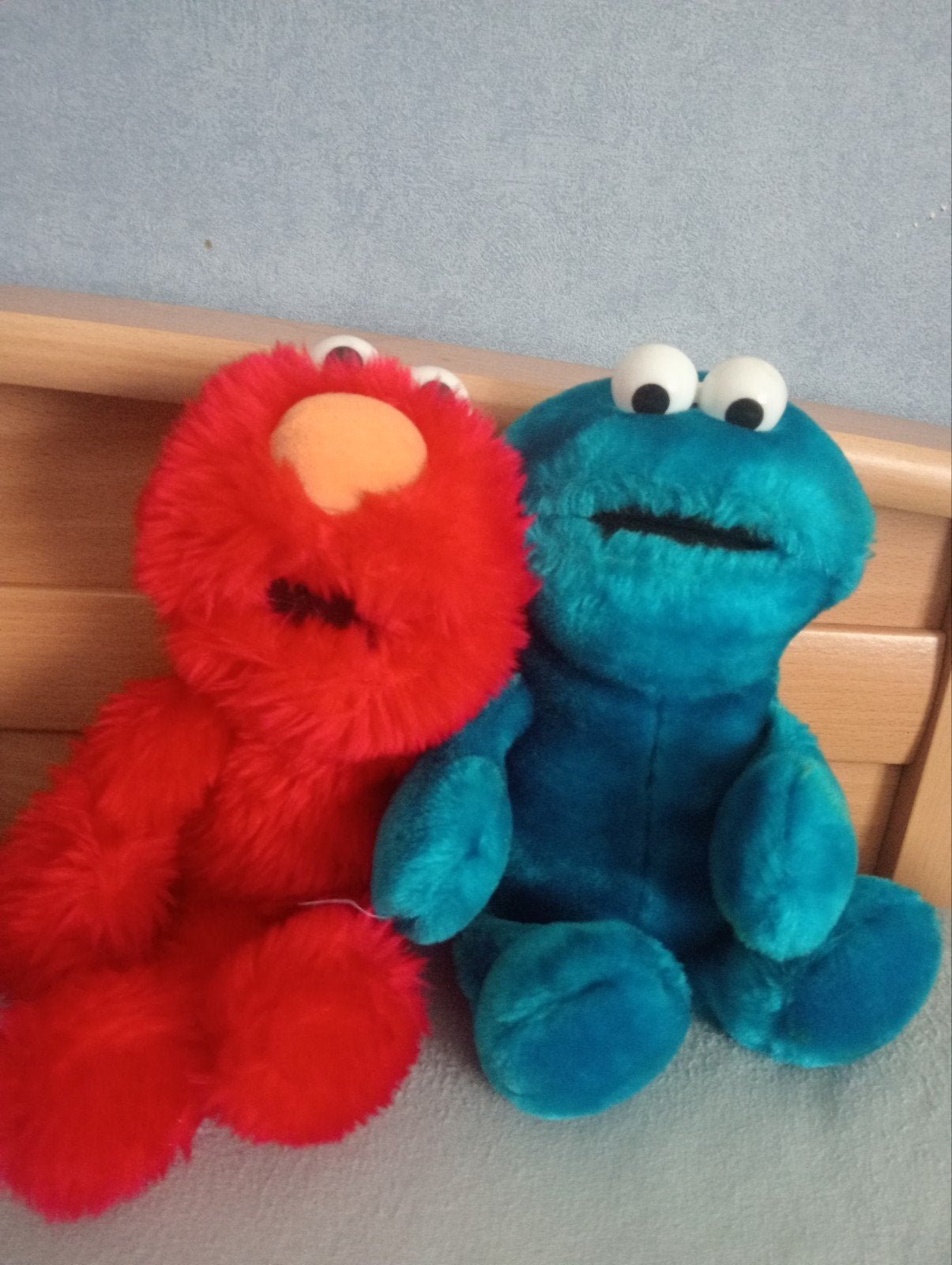 Elmo en Cookie Monster knuffels - Sesamstraat, Overige merken, Overige karakters, Overige typen, Ophalen of Verzenden