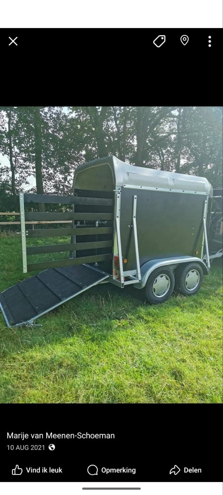 Henra Veetrailer speciaal voor Shetlanders, Dieren en Toebehoren, Paarden en Pony's | Trailers en Aanhangwagens, Zo goed als nieuw