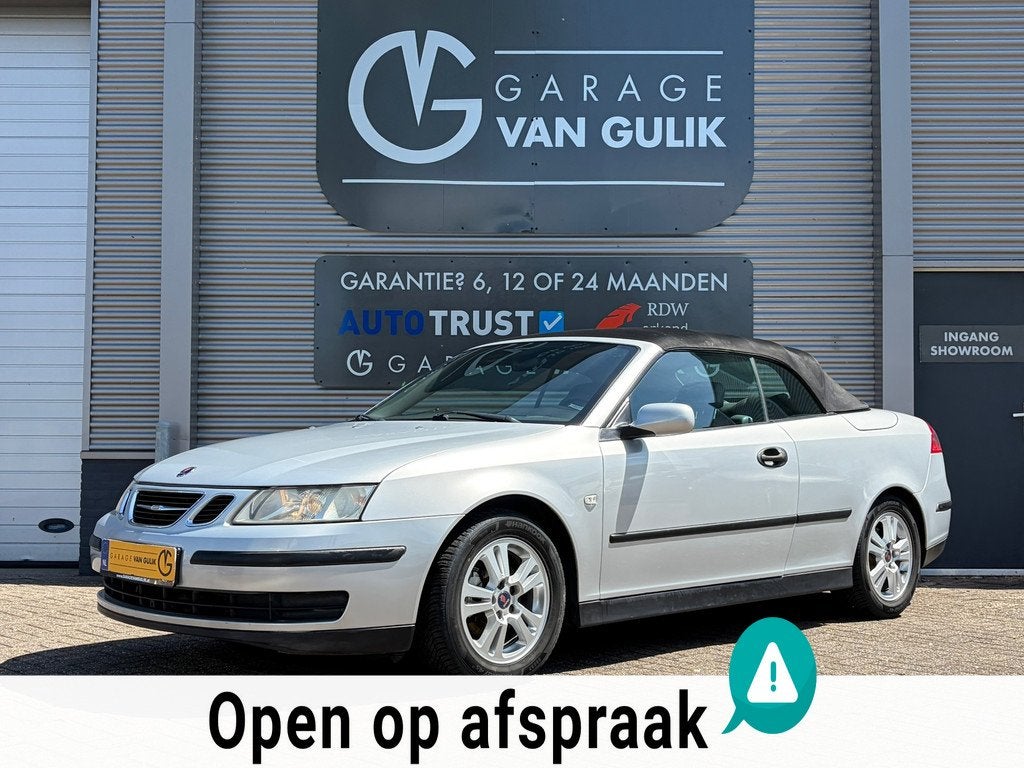Saab 9-3 Cabrio 1.8t Vector 150PK Trekhaak,Clima,Cruise,Isof, Auto's, Saab, Voorwielaandrijving, 1998 cc, Automatische klimaatregeling