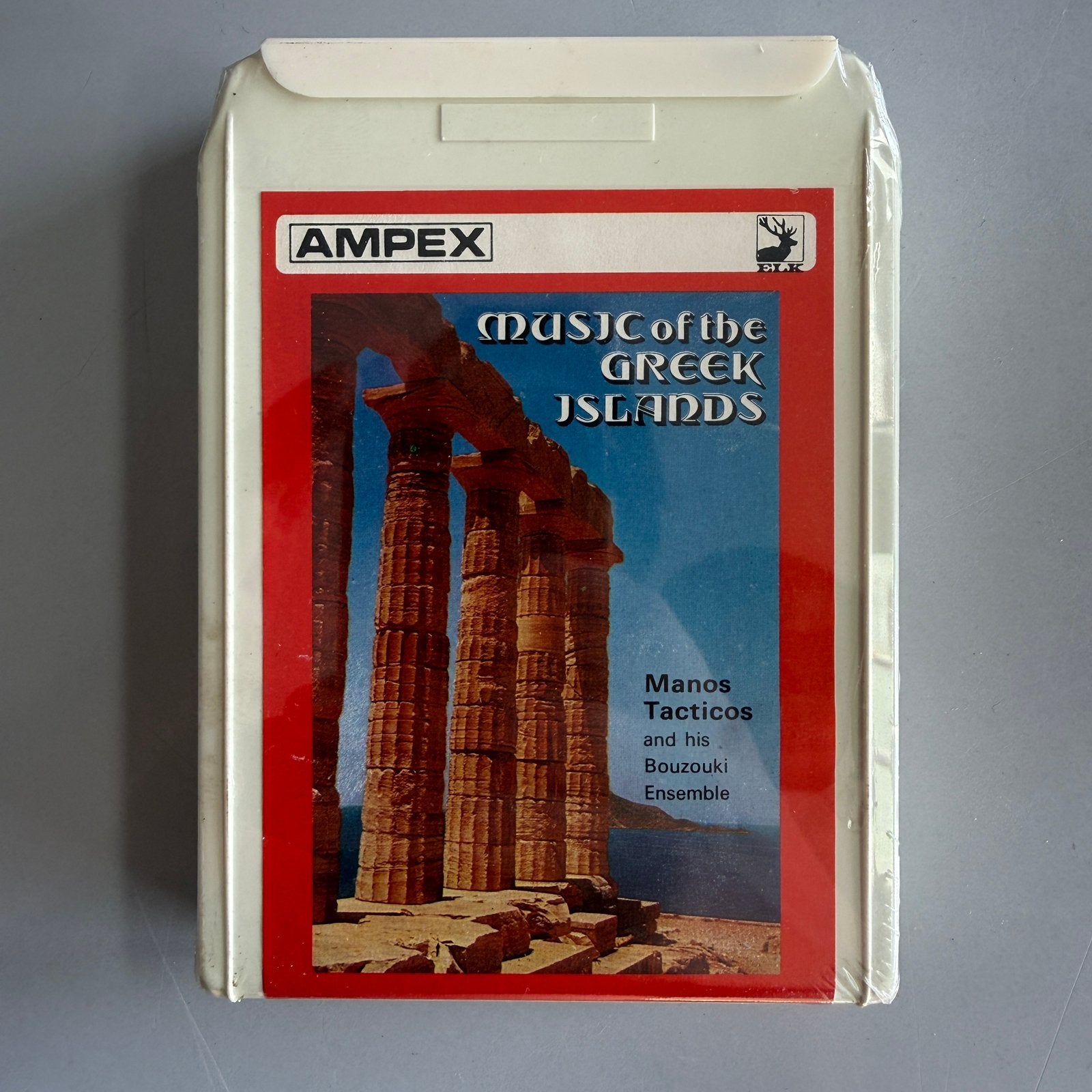 8-track tape music of the greek islands ampex, Wereldmuziek, 1 bandje, Ophalen of Verzenden, Zo goed als nieuw