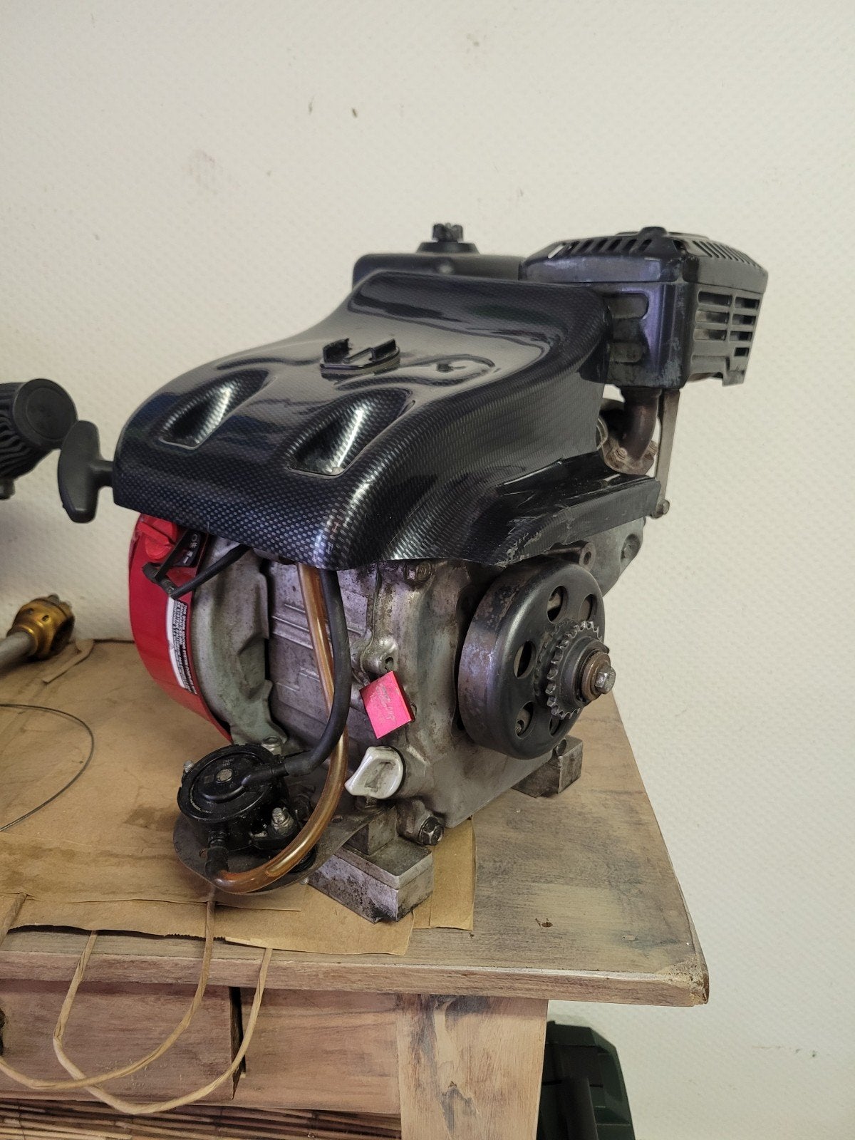 200cc honda motor, Sport en Fitness, Karting, Ophalen, Gebruikt, Kart