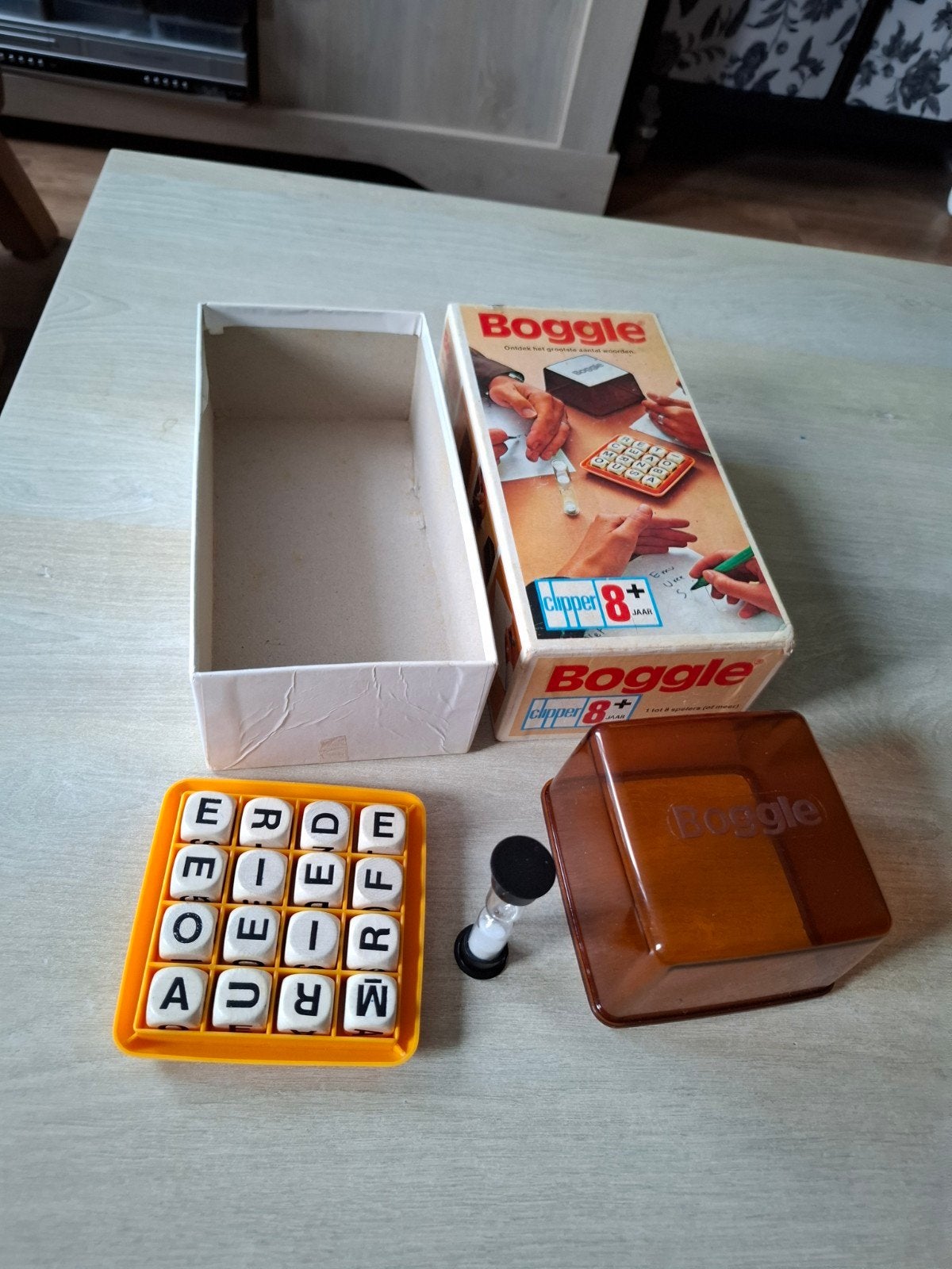 Boggle Clipper Woordspel - Vintage Editie, Hobby en Vrije tijd, Info@clippergames.nl, Gebruikt, Clipper, Amsterdam