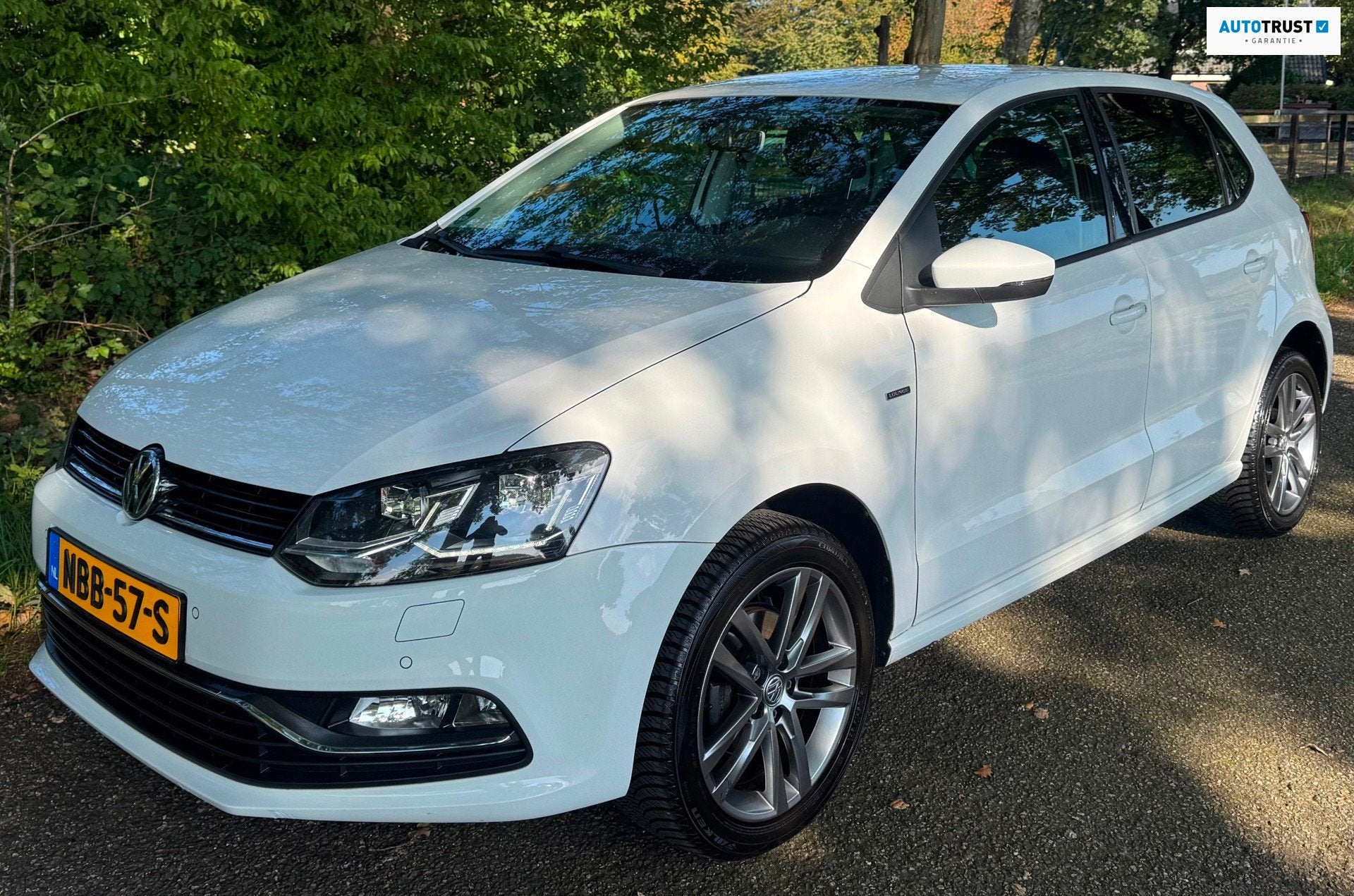 Volkswagen Polo 1.0 BlueMotion Edition Lounge 2015 CLIMA STO, Auto's, Dealer onderhouden, Gebruikt, Wit, Bedrijf
