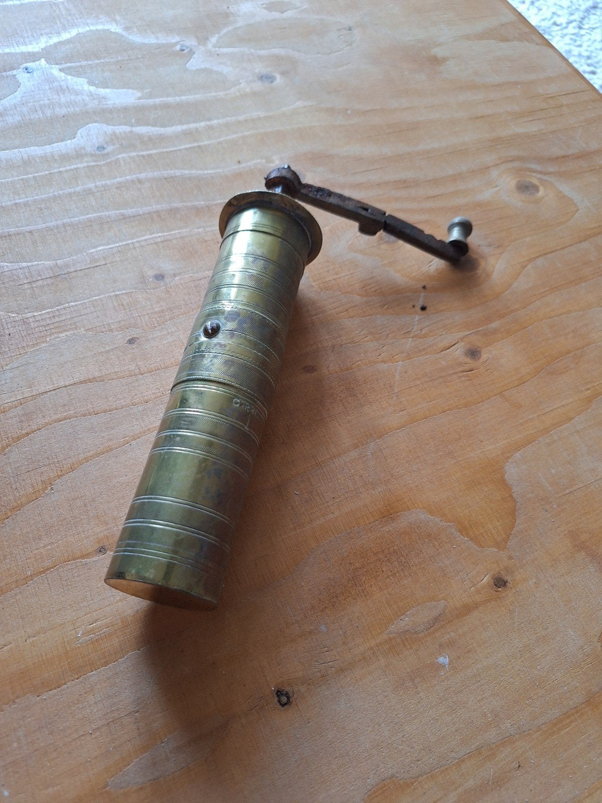 Vintage koperen koffiemolen, Antiek en Kunst, Antiek | Keukenbenodigdheden, Ophalen