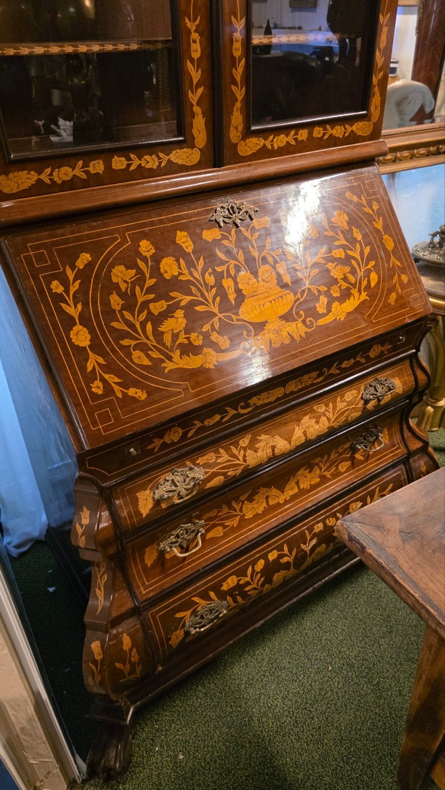 intarsia top secretaire, Ophalen
