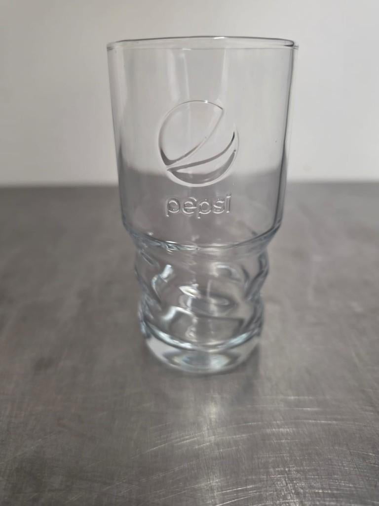 165 Pepsi Glazen stapelbaar, Verzamelen, Ophalen, Zo goed als nieuw, Frisdrankglas