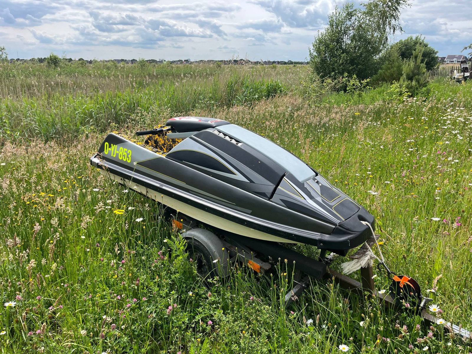 Yamaha SJ650 op kenteken, Ophalen, Gebruikt, Benzine
