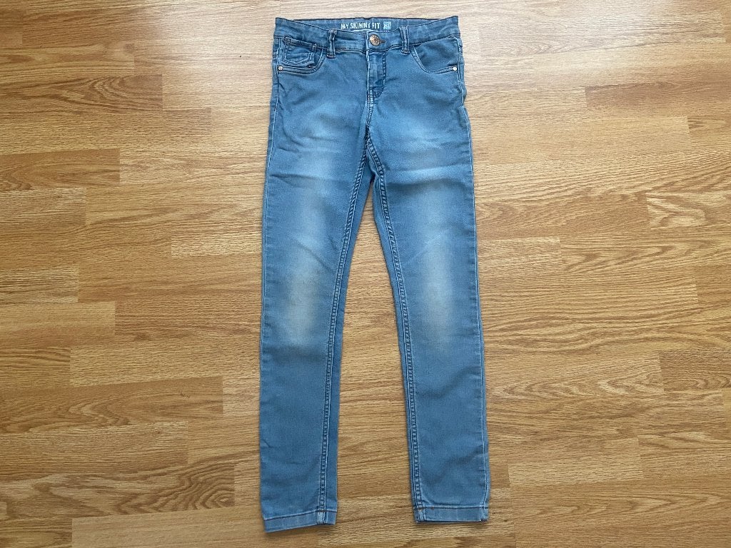HEMA jeans maat 140, Kinderen en Baby's, Kinderkleding | Maat 140, Gebruikt, Meisje, Broek, Ophalen of Verzenden