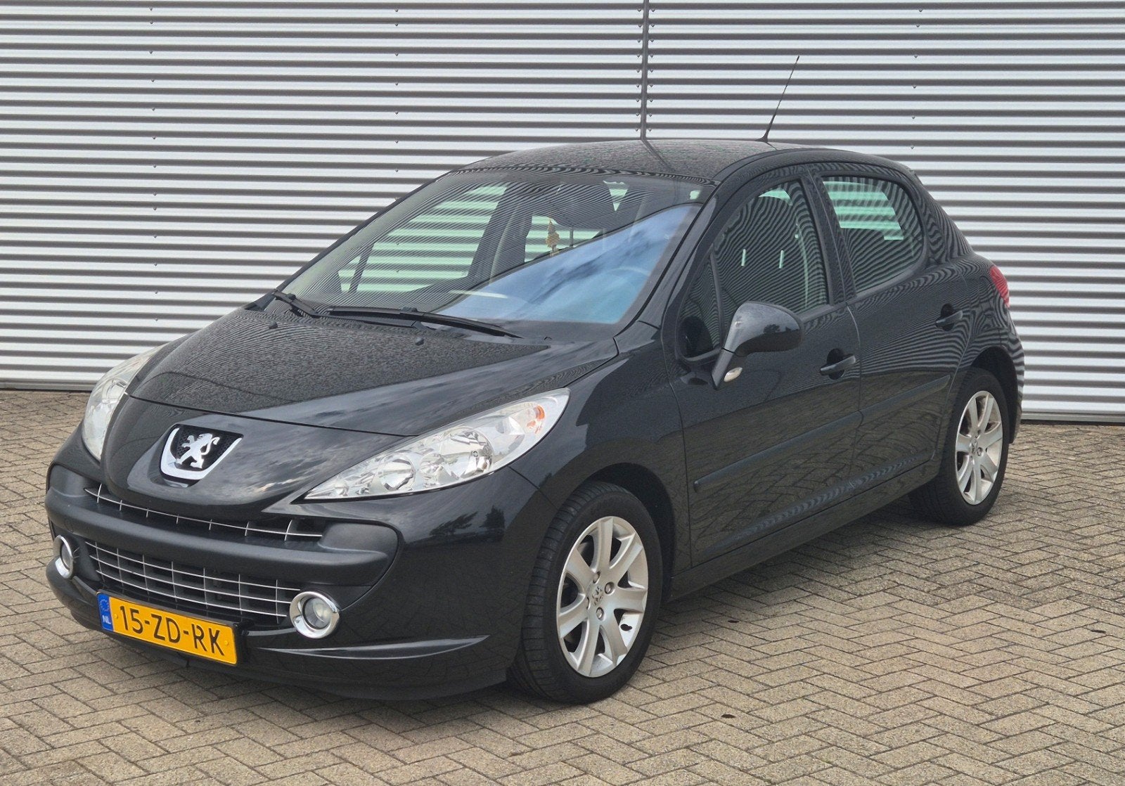 Peugeot 207 1.6 VTI 16V 5DR 2008 Zwart NAP lage km!, Auto's, Voorwielaandrijving, Stof, Zwart, 4 cilinders