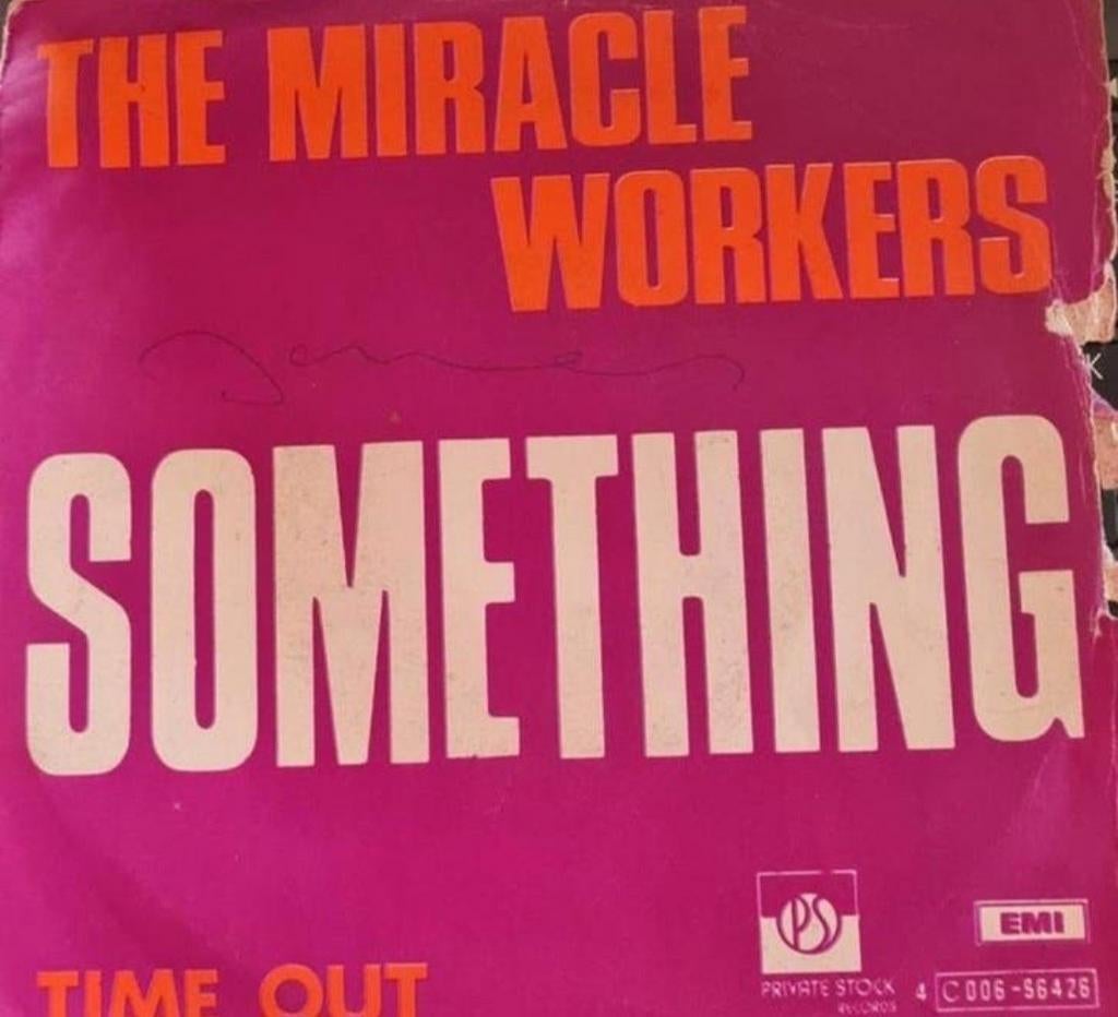 THE MIRACLE WORKER  - SOMETHING (HOES BESCHADIGD), Ophalen of Verzenden, Gebruikt, Pop