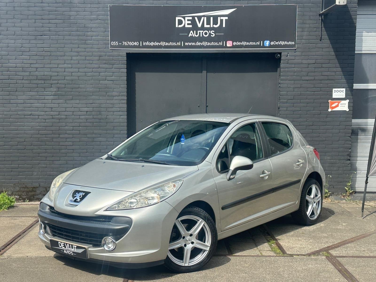 Peugeot 207 1.4 VTi Look | Airco | Elek Ramen | Radio Cd Spe, Voorwielaandrijving, Zwart, Origineel Nederlands, Bedrijf