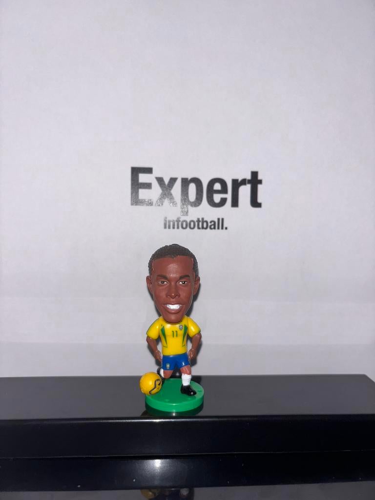 Ronaldinho voetbalpoppetje - Brazilië, Ophalen of Verzenden, Nieuw, Buitenlandse clubs, Beeldje of Poppetje
