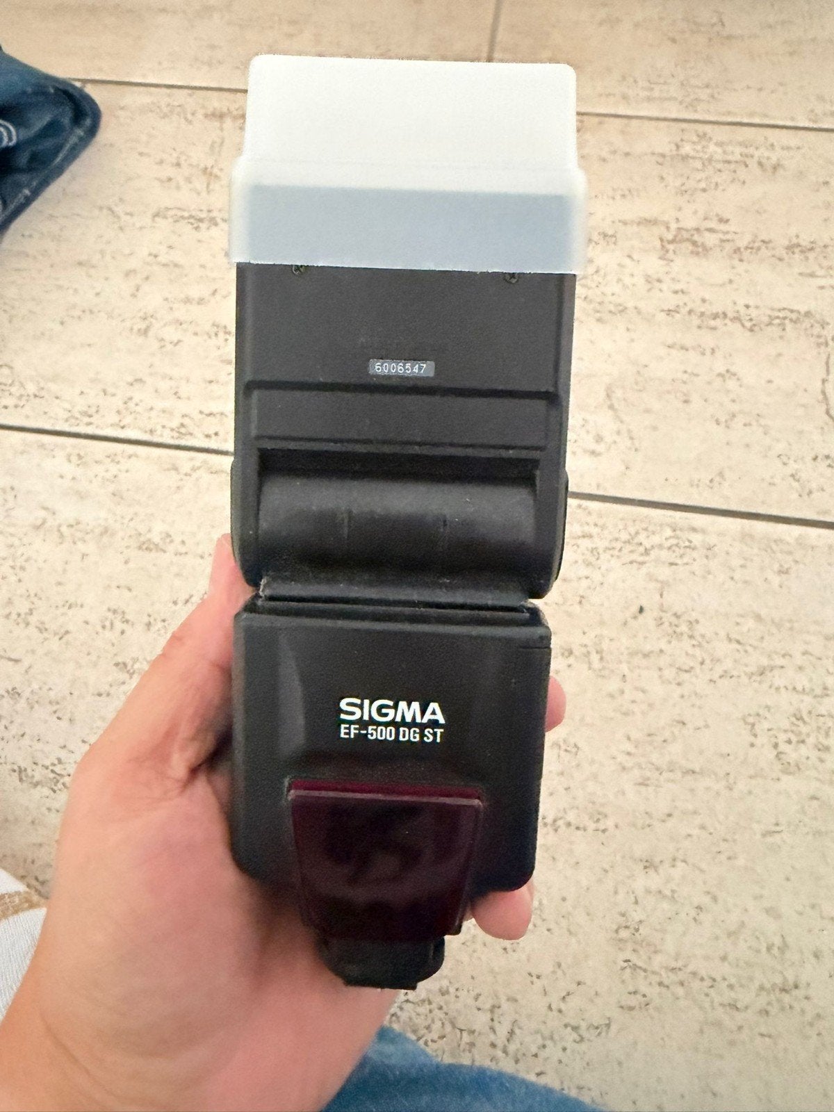 Sigma flitser EF-500 DG ST, Audio, Tv en Foto, Fotografie | Flitsers, Ophalen of Verzenden, Gebruikt, Sigma, Kantelbaar