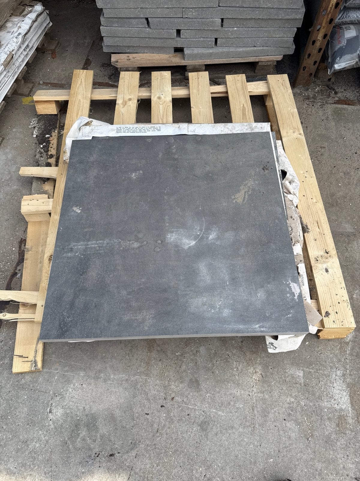 5x Keramische Tegel 80x80x3 cm - Vloertegel, Tuin en Terras, Tegels en Klinkers, Ophalen, Nieuw, Keramiek, Minder dan 5 m²