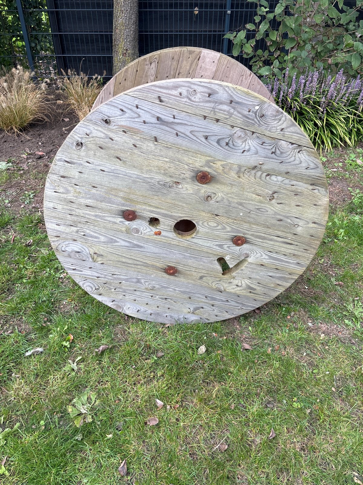 Grote houten kabelhaspel - Ideaal voor decoratie/tafel, Ophalen