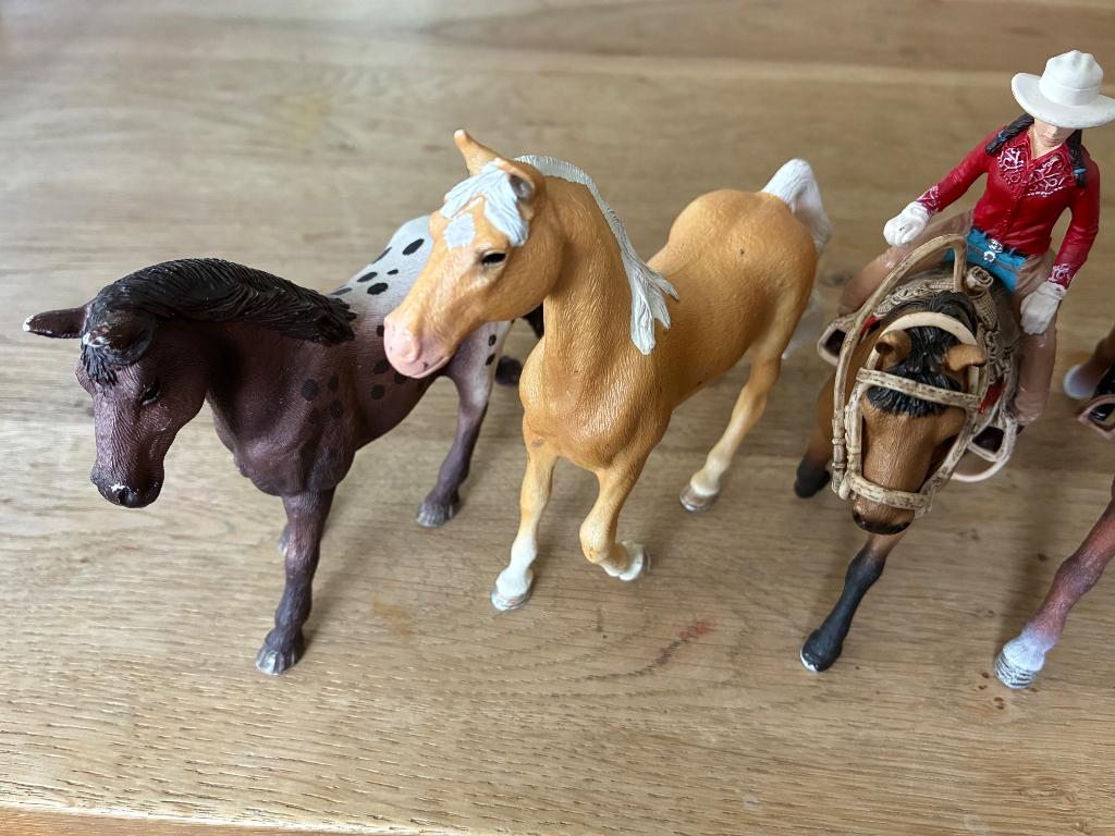 Schleich paarden, Ophalen of Verzenden, Gebruikt