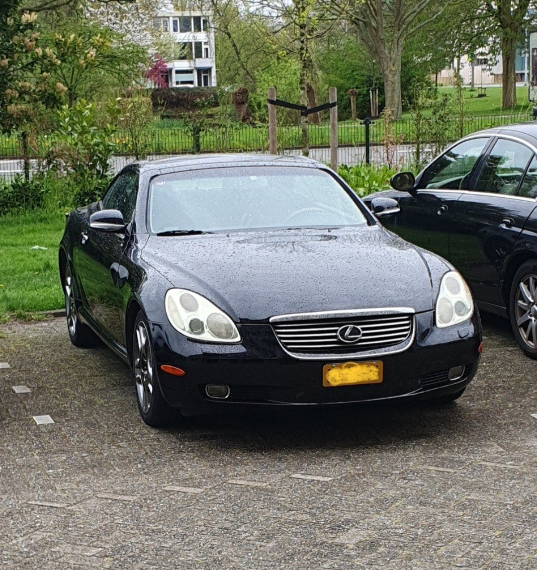 Lexus SC430 V8 – USA/Japan import – 60.000 miles – project, Auto's, Automaat, Zwart, 4300 cc, Cabriolet