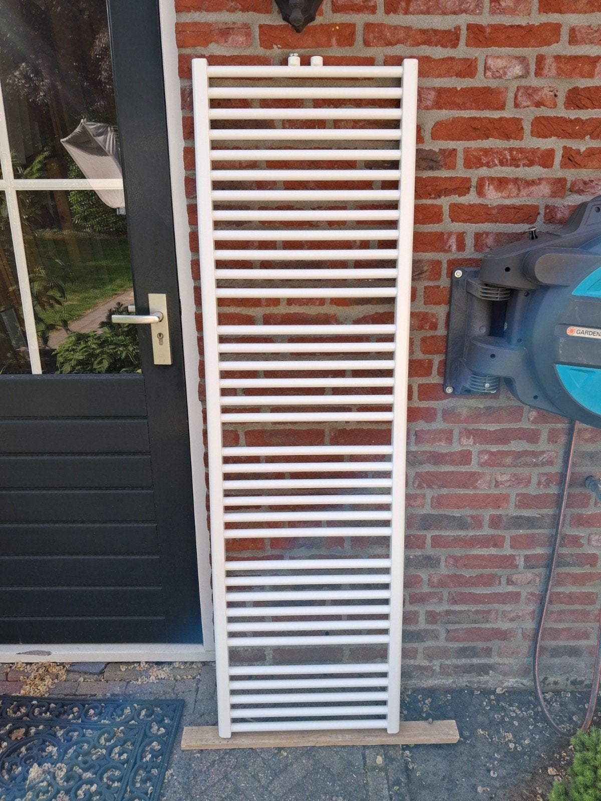 Witte design handdoekradiator 50x176 cm, Doe-het-zelf en Verbouw, Ophalen, Gebruikt, Radiator, Minder dan 60 cm