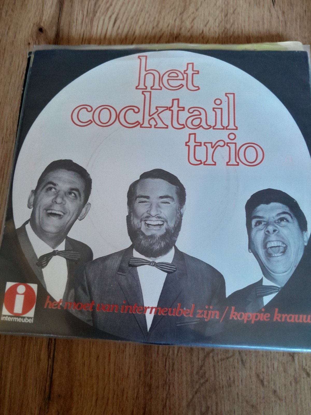 Het cocktail trio 7inch het moet van intermeubel zijn, Ophalen of Verzenden, Zo goed als nieuw, Nederlandstalig