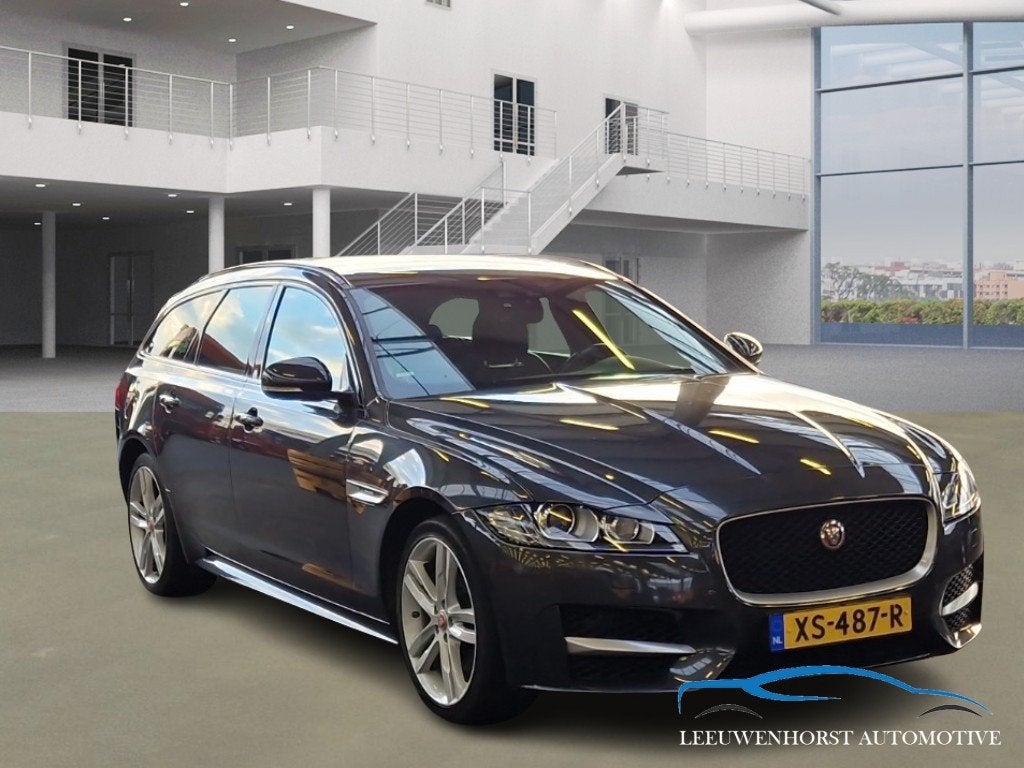 Jaguar XF Sportbrake 2.0t Premium Sport Edition NL-dealer au, Auto's, Dealer onderhouden, Achterwielaandrijving, Gebruikt, 4 cilinders