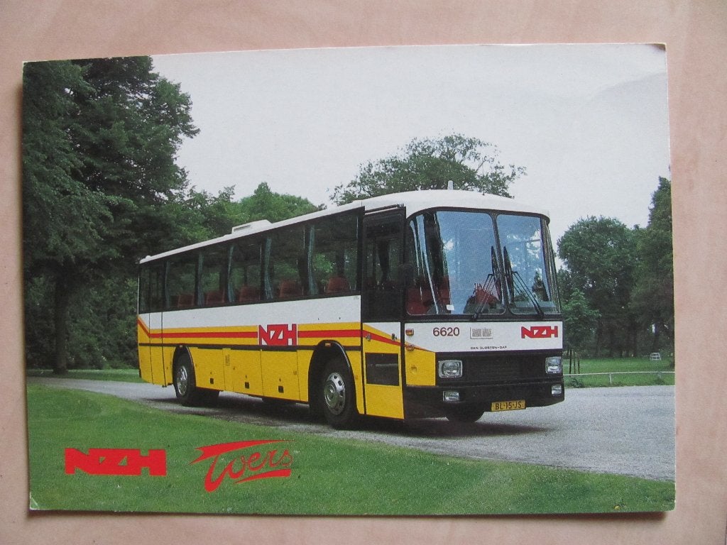 NZH Tours reclamekaart, Ophalen of Verzenden, Auto's