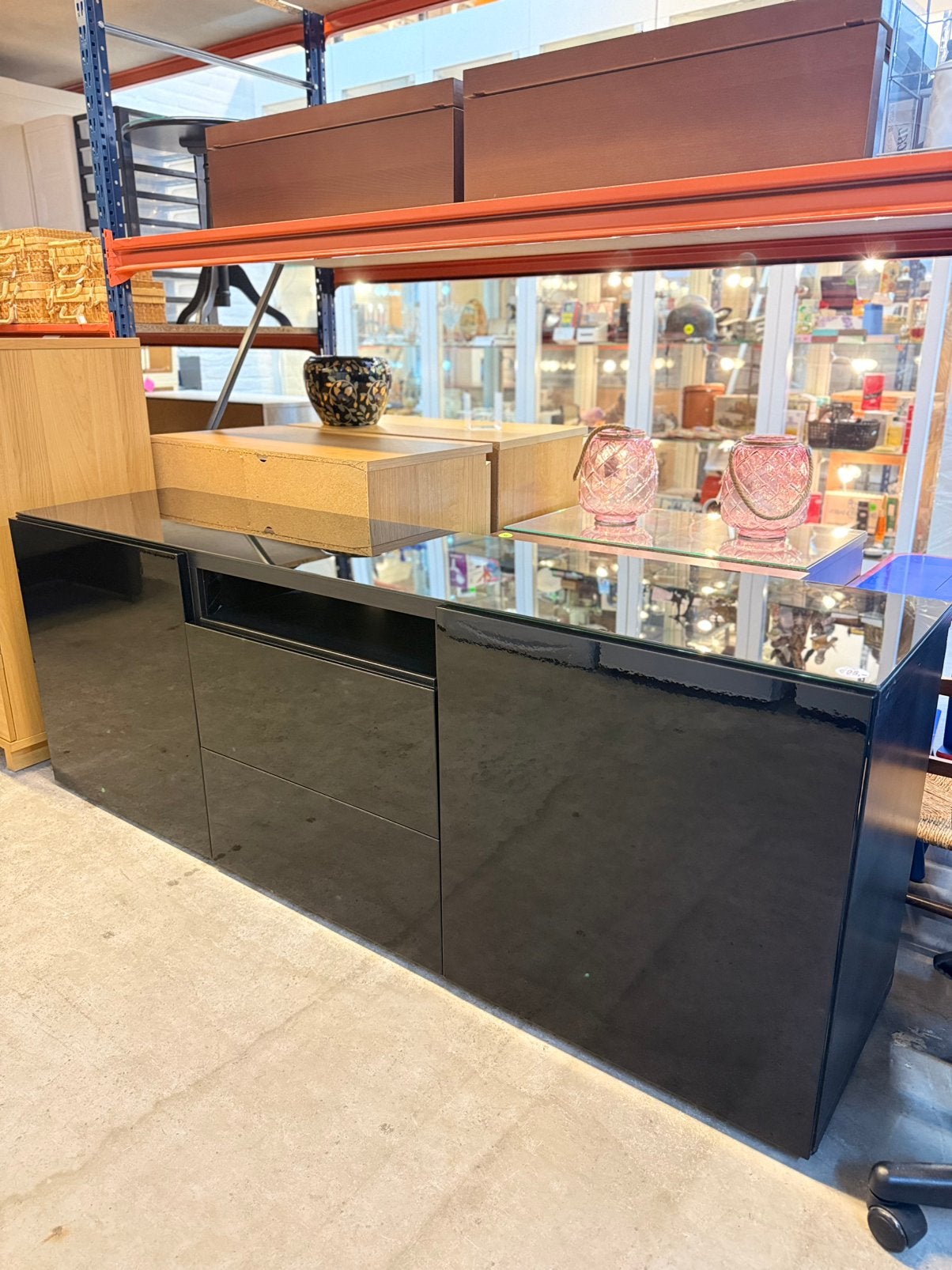 Ikea TV-meubel, Ophalen, 150 tot 200 cm, Zo goed als nieuw, Minder dan 100 cm