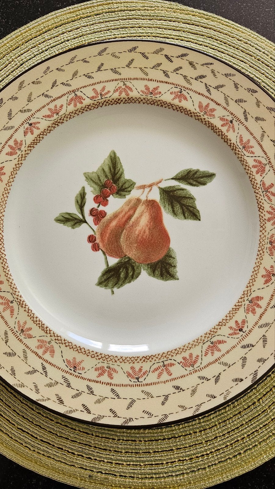 Johnson Bros Fruit Sampler Dinerborden 2x, Ophalen of Verzenden