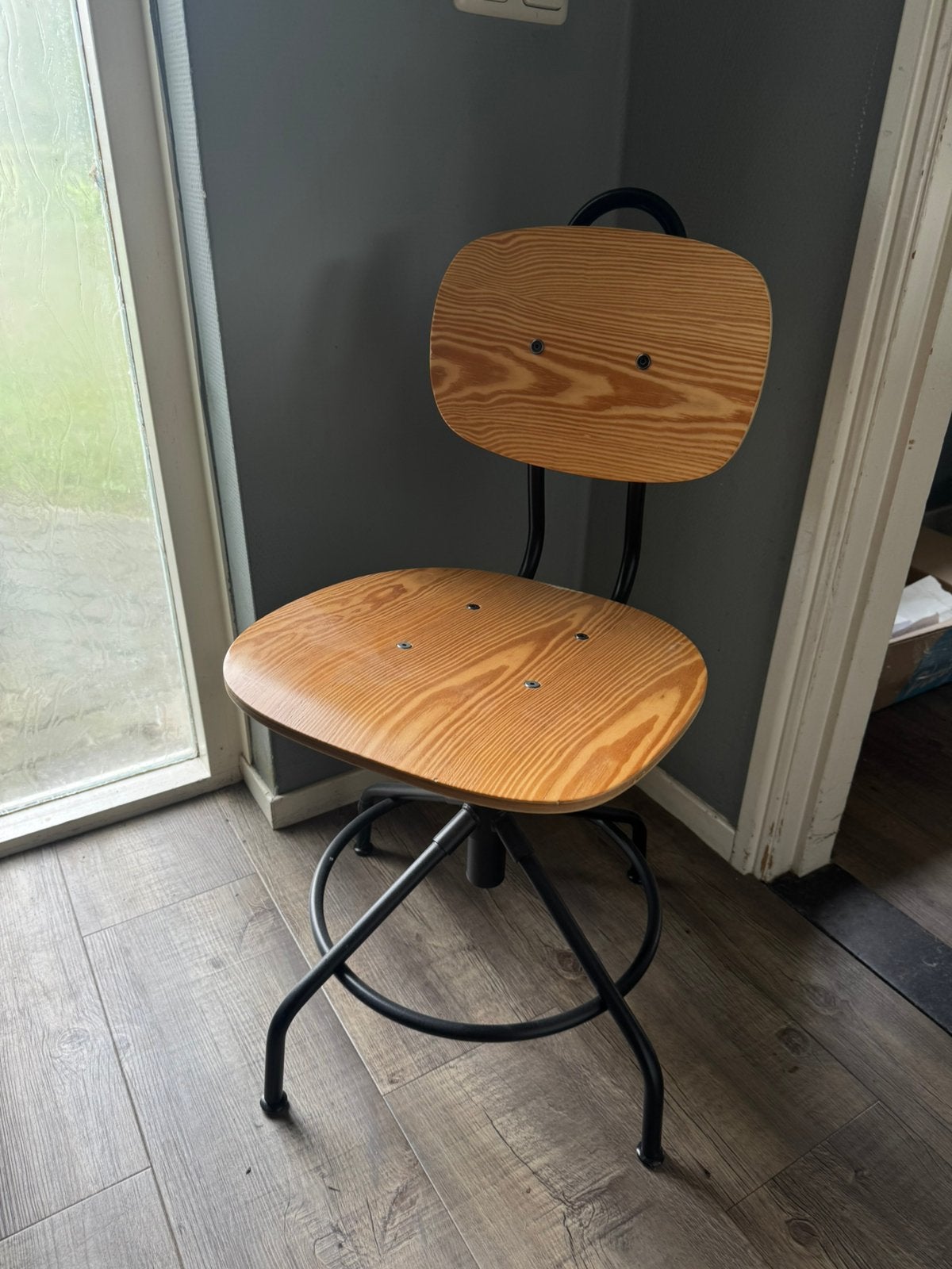 Ikea Bureaustoel Kullaberg, 1 kruk, Ophalen, Zo goed als nieuw, 60 tot 90 cm