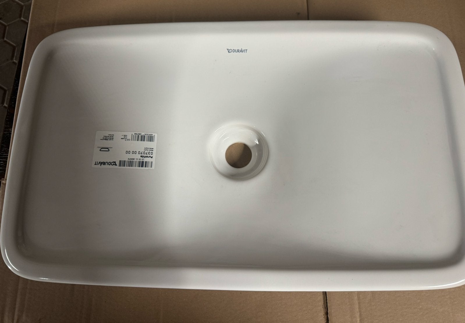 DURAVIT Waskom PuraVida keramiek nieuw, Ophalen, Nieuw, Steen, Wastafel