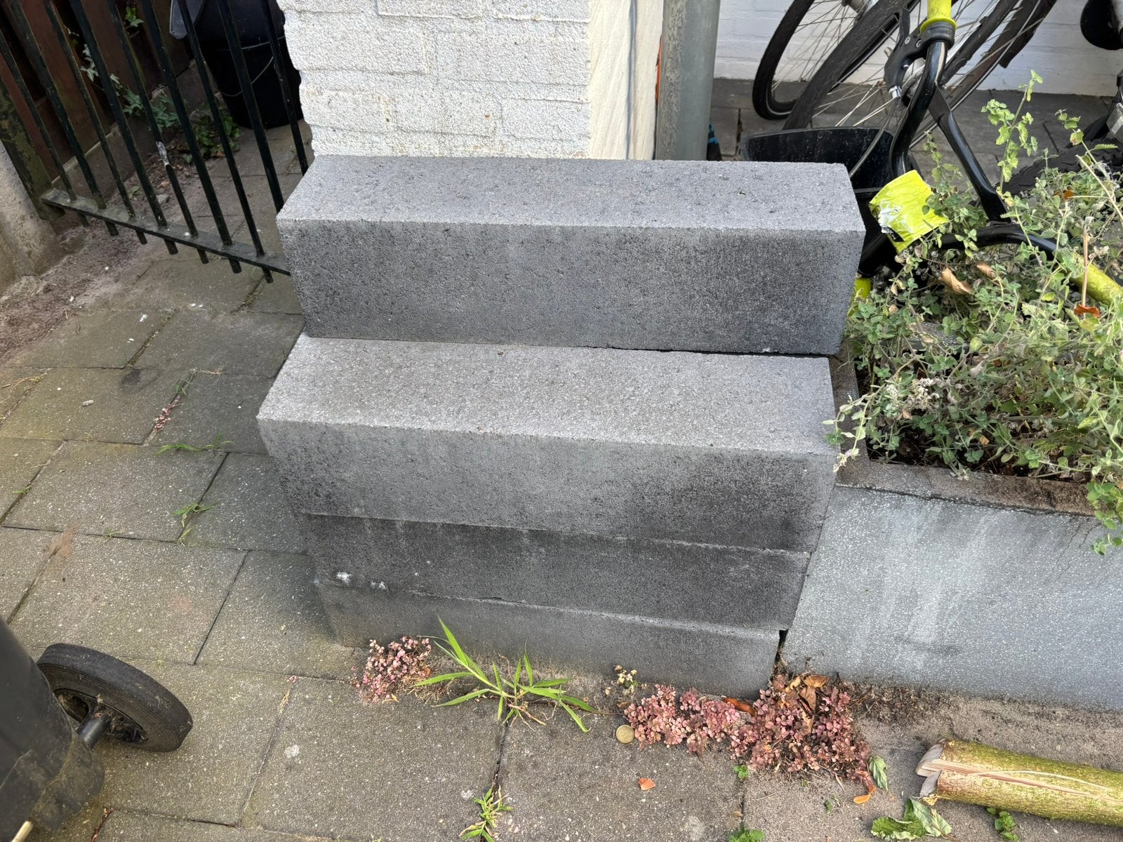 Bielzen 60x12x12, Tuin en Terras, Bielzen en Borders, Ophalen, Biels, Zo goed als nieuw, Minder dan 25 cm