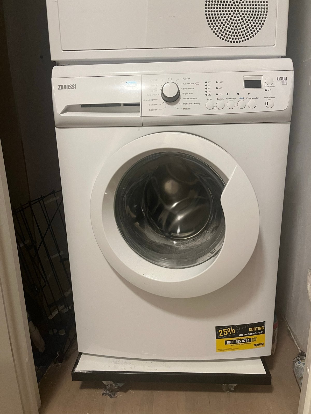 OPHALEN VOOR 2/8 Zanussi Lindo 100 Wasmachine, Witgoed en Apparatuur, Wasmachines, Ophalen, Gebruikt, Voorlader, Kort programma