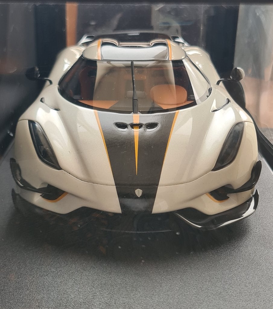 Koenigsegg Regera GT Spirit 1:18 White / Black Ltd. Edition, Ophalen of Verzenden, Nieuw, Auto, Overige merken