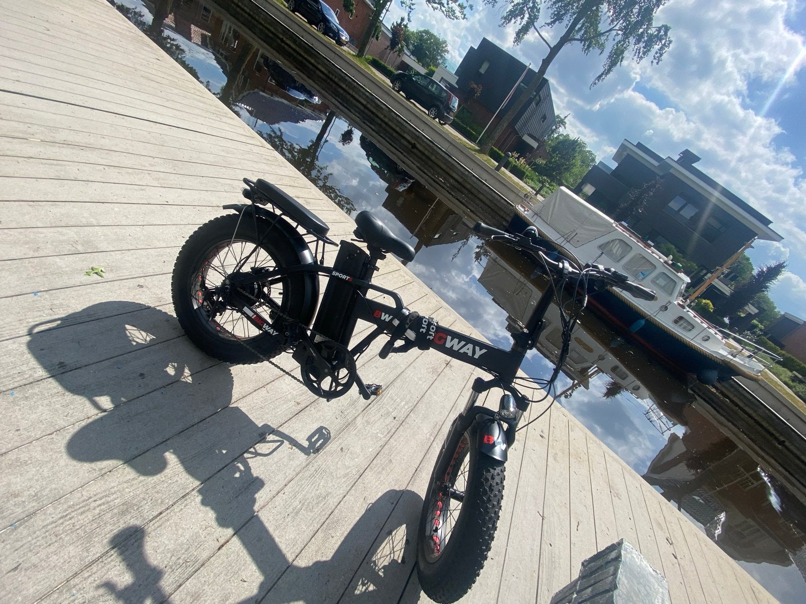 Bigway elektrische vouwfiets met lader, Fietsen en Brommers, Ophalen, Gebruikt, Overige merken