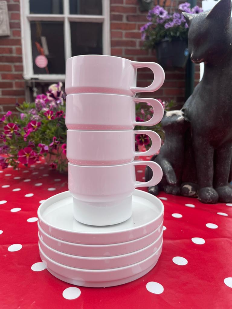 Campingservies kop en schotel van Mepal, Ophalen, Zo goed als nieuw