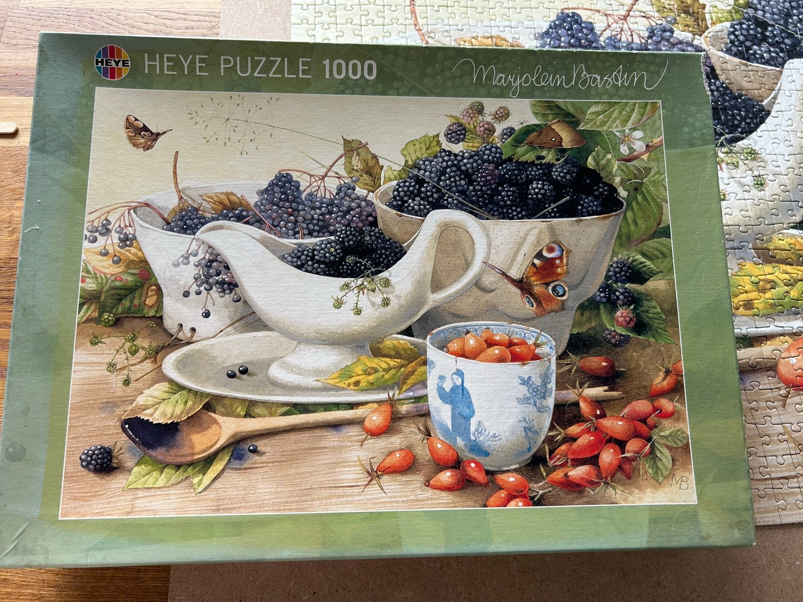 Legpuzzel, 1000 stukjes, M. Bastin., Hobby en Vrije tijd, Ophalen of Verzenden, 500 t/m 1500 stukjes, Gebruikt, Legpuzzel
