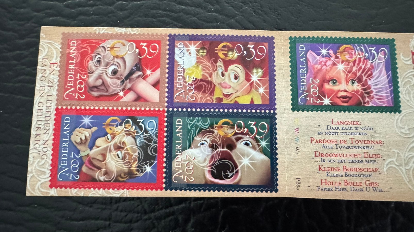 Nieuw efteling postzegels 2002, Ophalen of Verzenden, Nieuw, Gebruiksvoorwerp