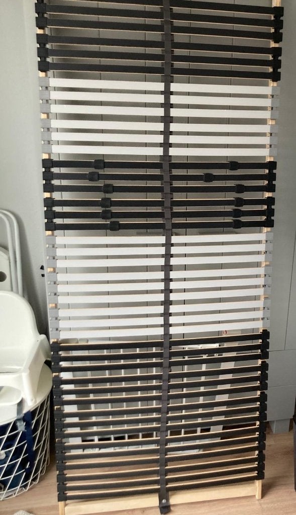 Lattenbodem Ikea 80x200, Ophalen, Eenpersoons, Wit, Zo goed als nieuw