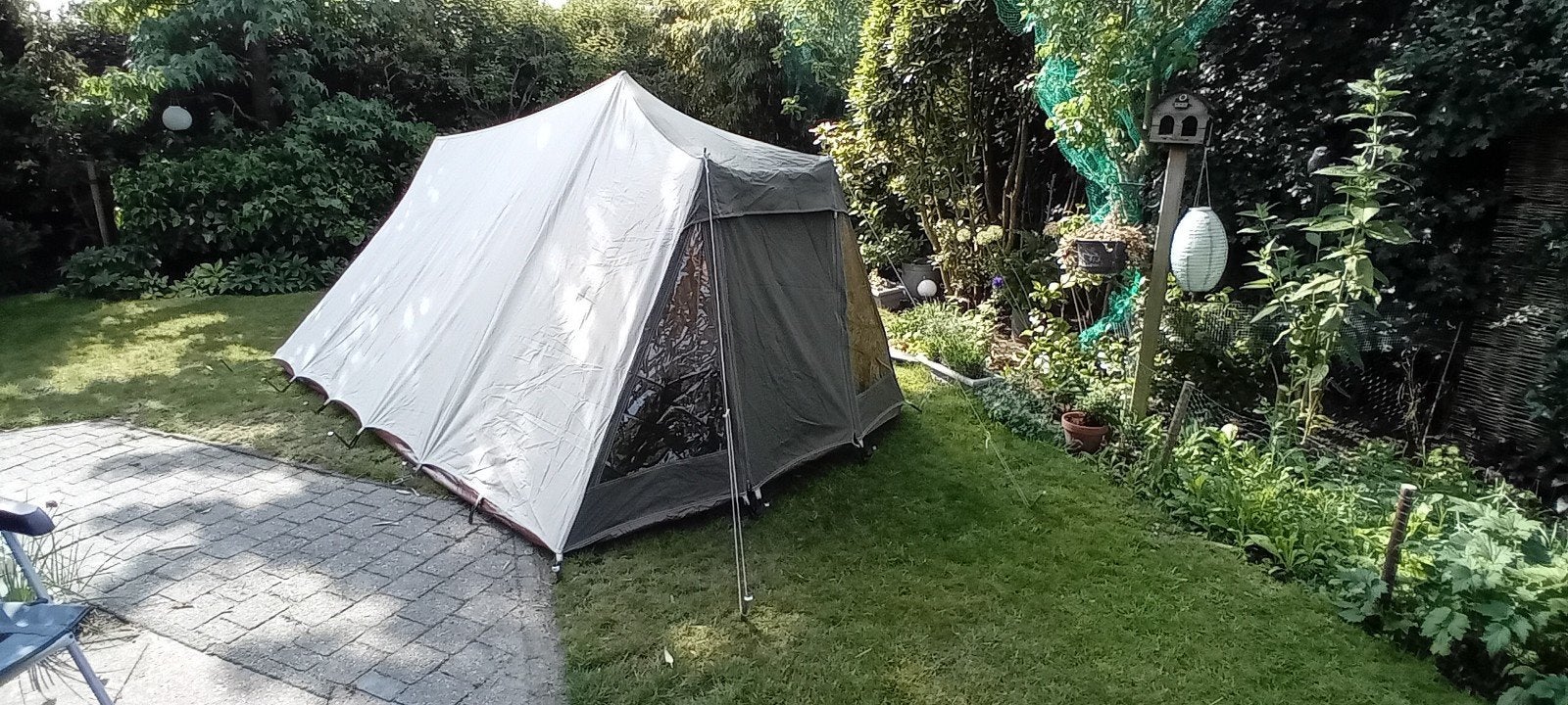 Katoenen tent, Caravans en Kamperen, Tenten, Gebruikt, Ophalen