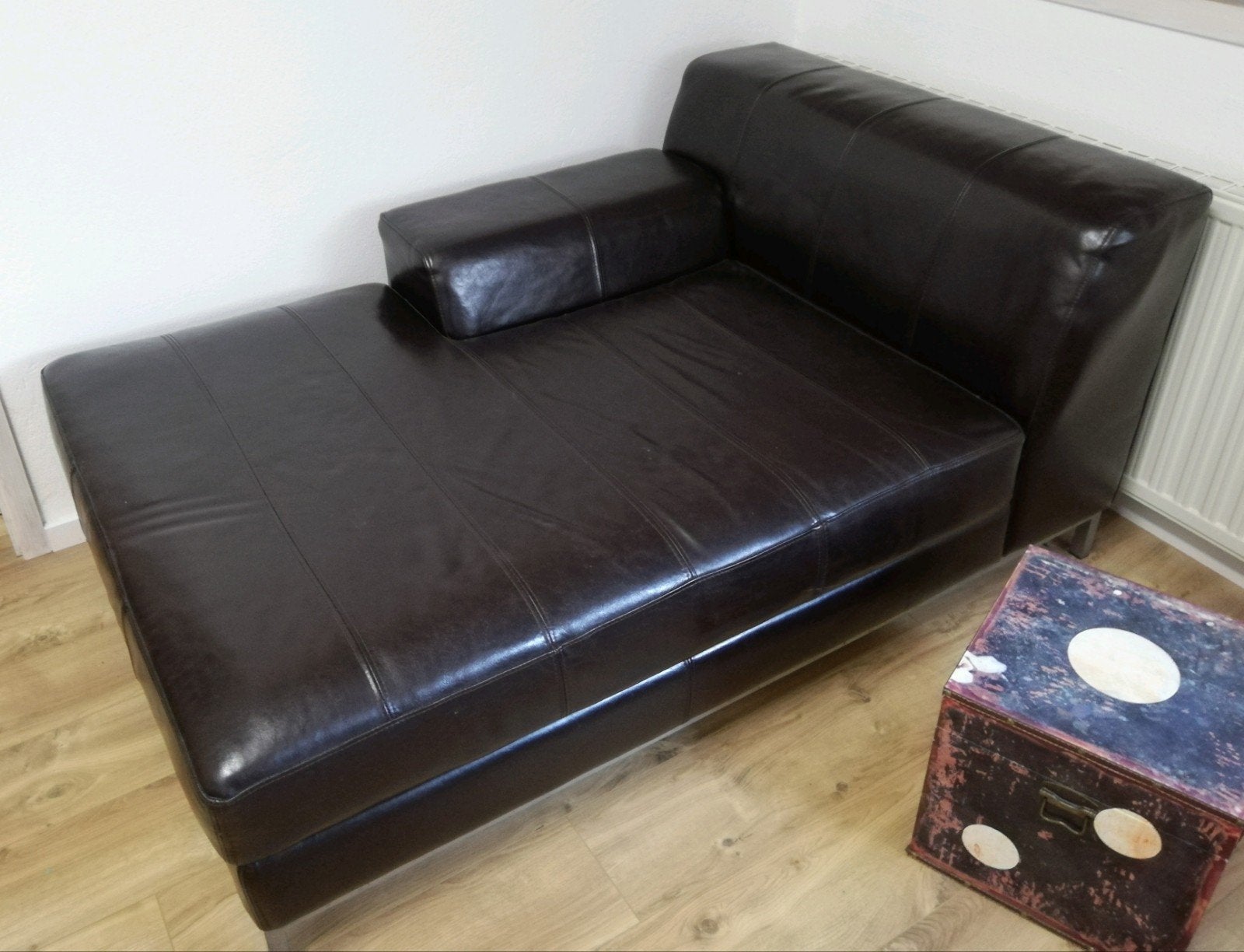 Ikea Kramfors Recamiere Leer, Ophalen, Gebruikt, Eenpersoons, Leer