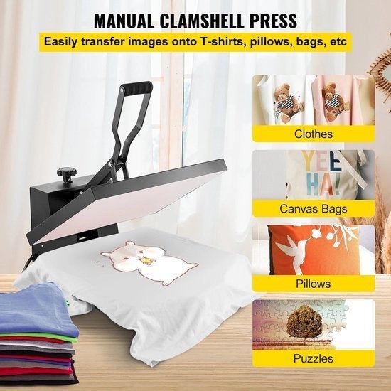 Warmtepers – Transferpers – Textielpers – Sublimatiepers, Corvance B.V., Verzenden, Nieuw, Corvancebol@gmail.com