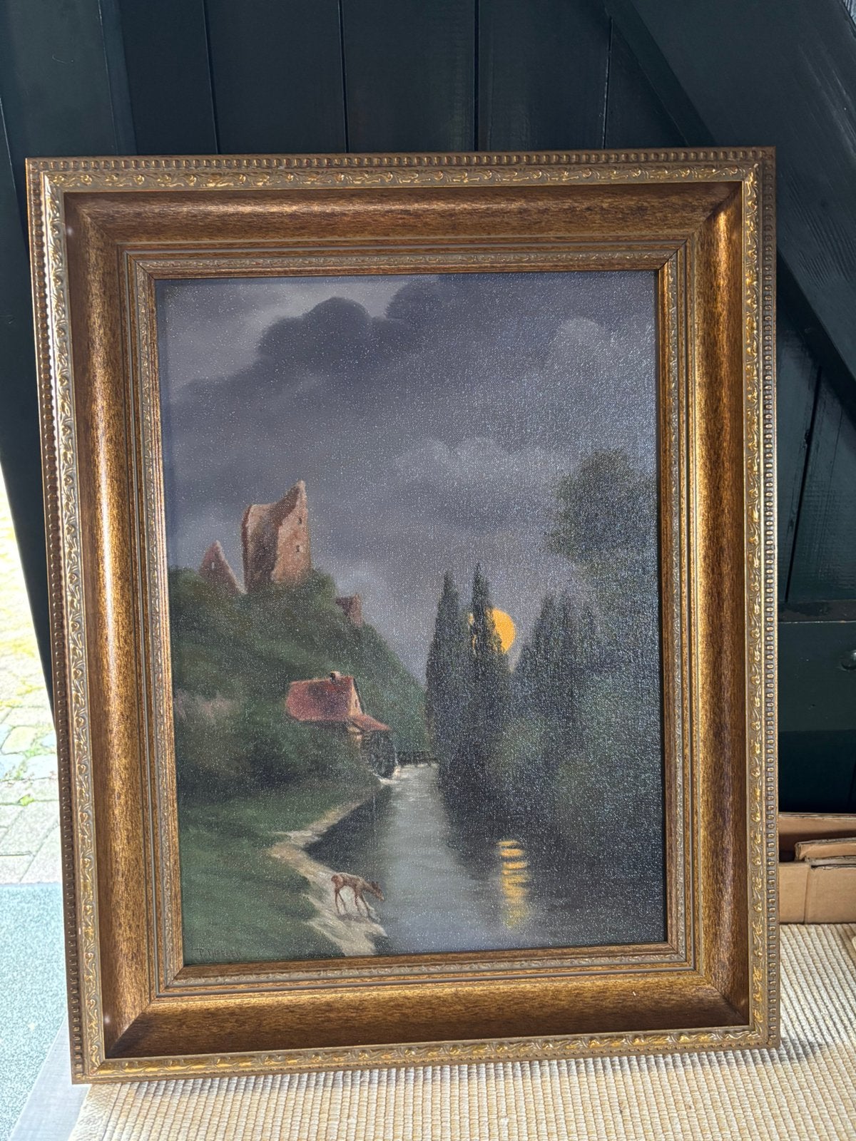 Schilderij oosterhout NB het Slotbosch, Ophalen