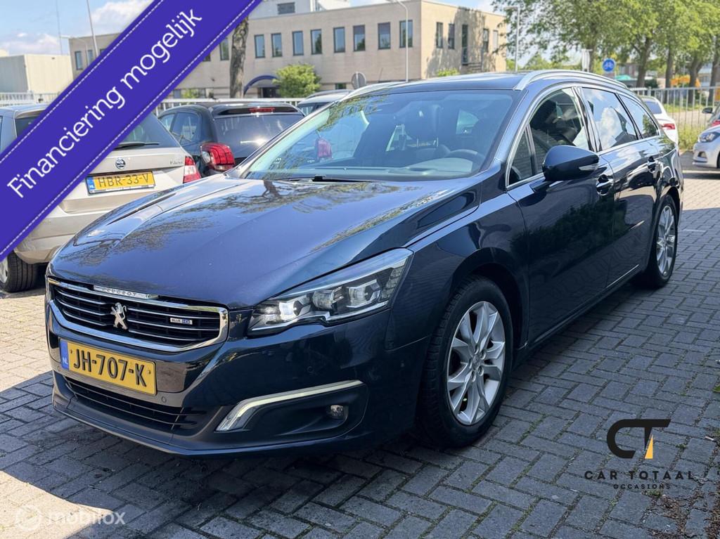 Peugeot 508 SW 1.6 BlueHDi|PANO|AUTOMAAT|CAMERA|, Gebruikt, Euro 6, 4 cilinders, Blauw