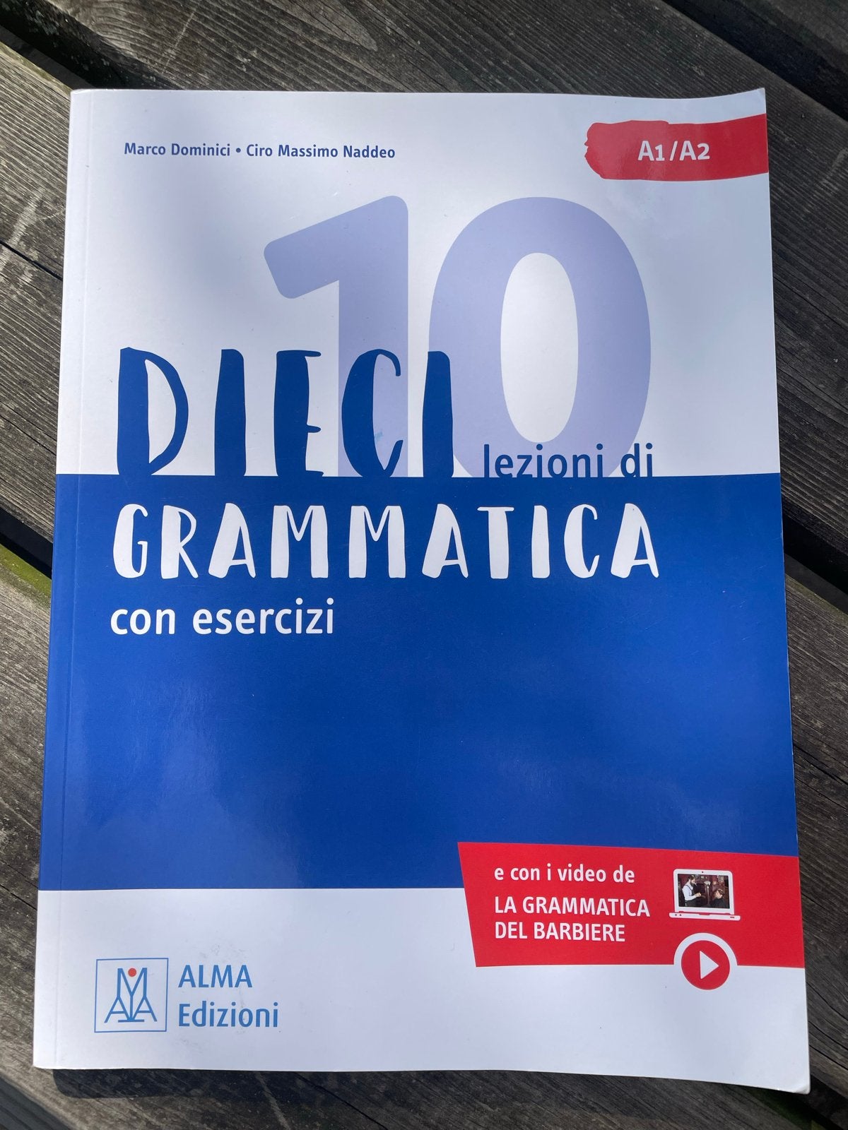 DIECI Italiaanse Grammatica A1/A2 - oefeningen, Ophalen of Verzenden, Alpha, Nieuw, Overige niveaus