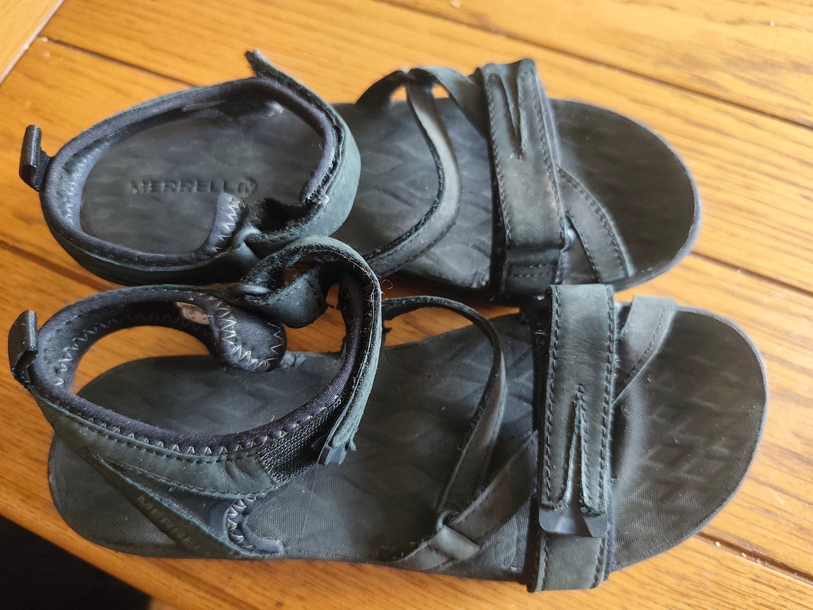 Merrell Performance Footwear Sandalen - Maat 37, Merrell, Zwart, Zo goed als nieuw, Sandalen of Muiltjes
