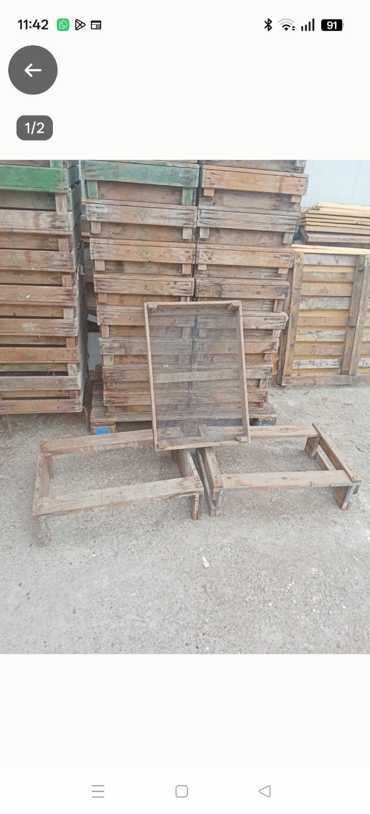 Ruim 60 bollenkisten 75x50 met onderzetters, Ophalen, Gebruikt, 40 tot 60 cm, 50 tot 75 cm