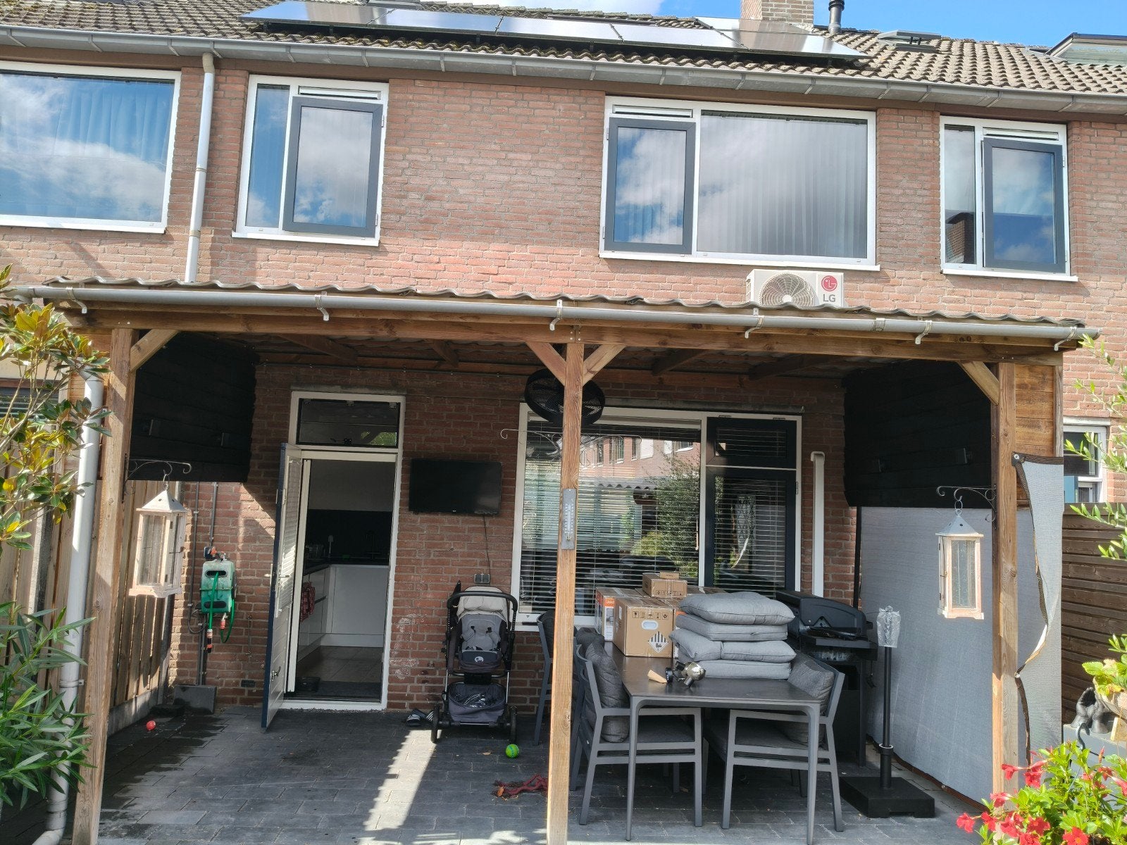 houten overkapping, Ophalen, Gebruikt, Veranda